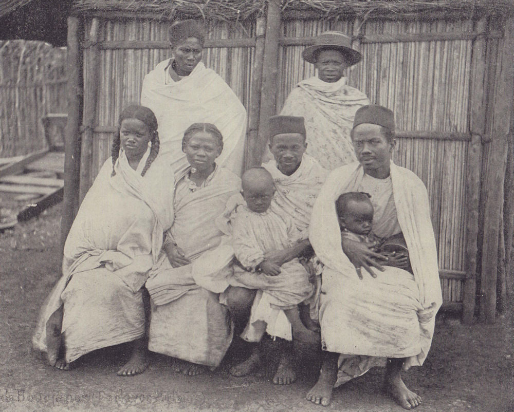 Tukulor people, Senegal. STODDARD 1895 old antique vintage print picture